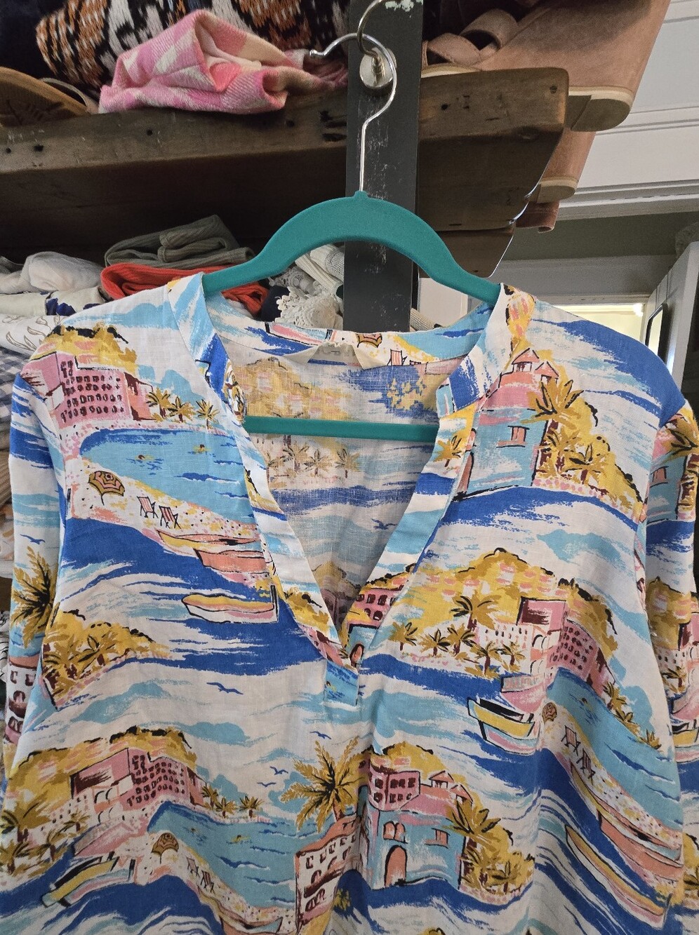 Boden Multicolor Coastal Print Tunic - Picture 2 of 6
